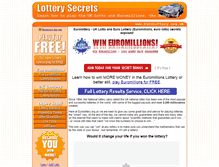 Tablet Screenshot of eurolottery.org.uk